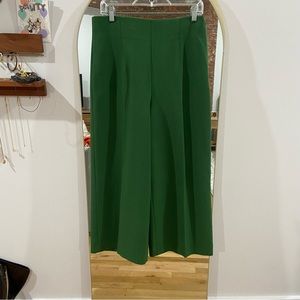 NWOT Zara Green Culottes